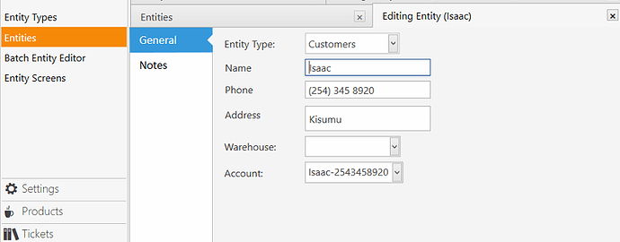 entity phone nomber