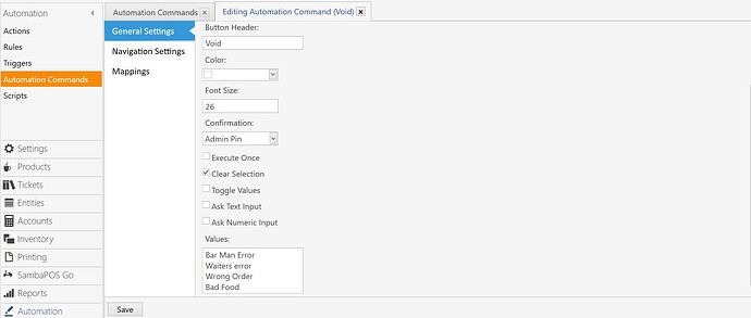 void automation screen