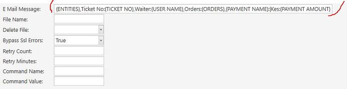 Ticket-Email-message