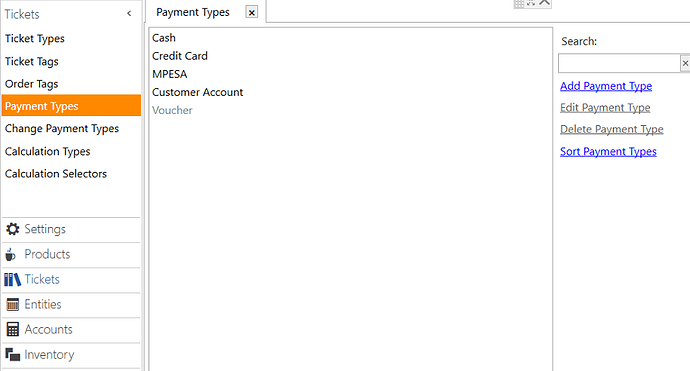 payment type 1