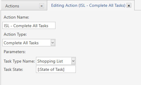 Action - ISL - Complete All Tasks