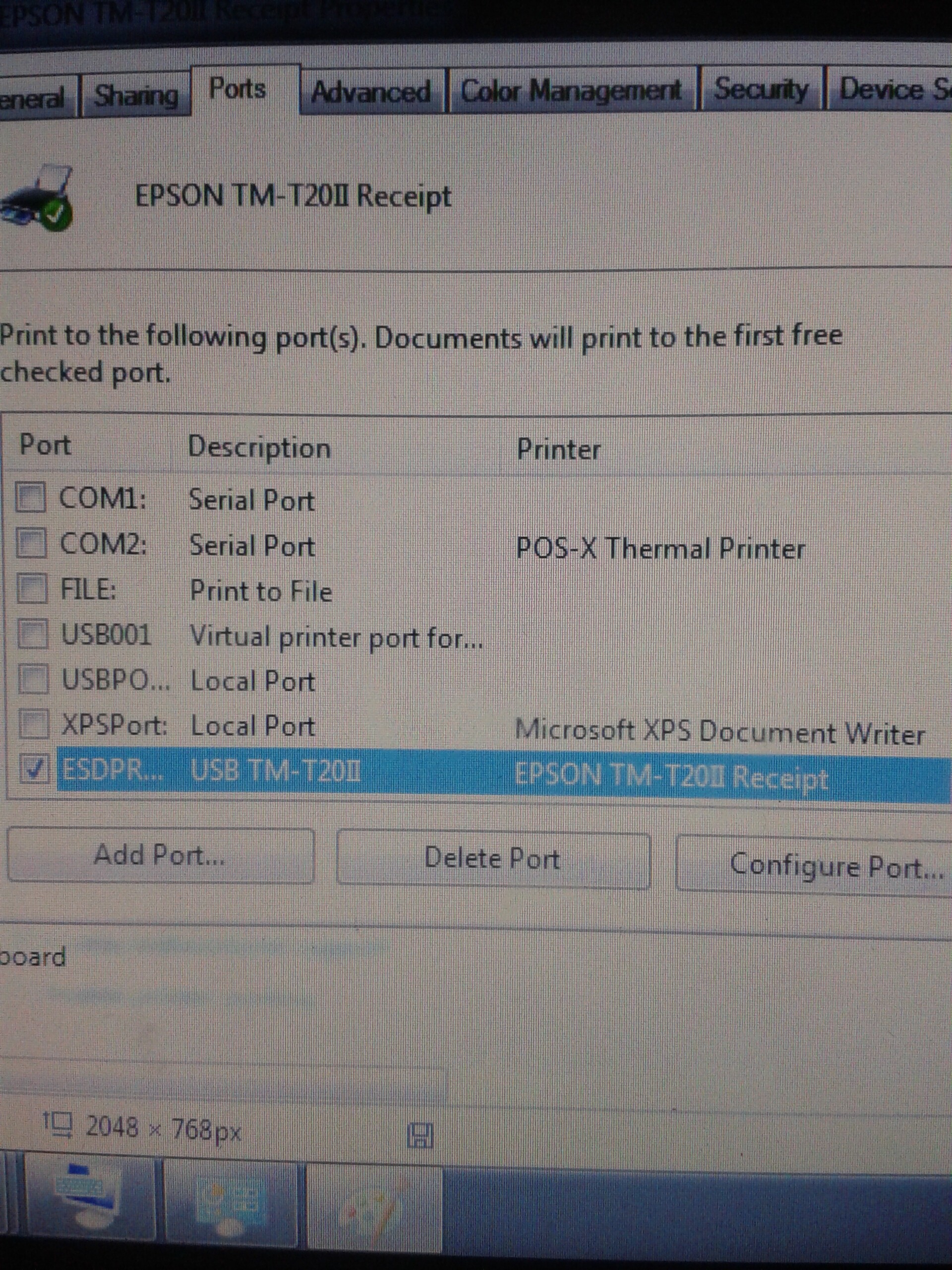 How to install Printer Posx EVO Green Thermal Receipt Printer