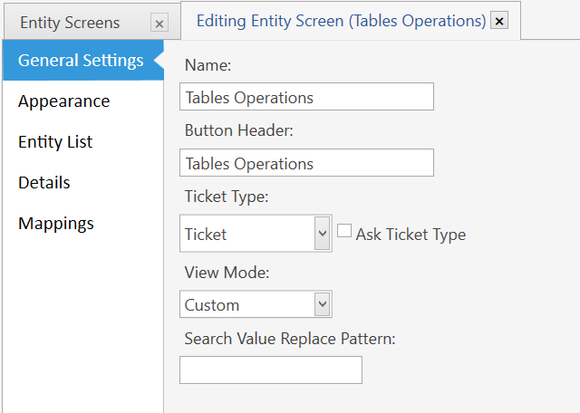 EntityScreen-Tables Operations1of3