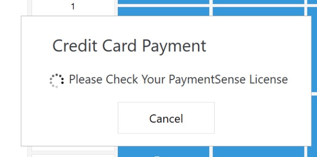 payment sense error